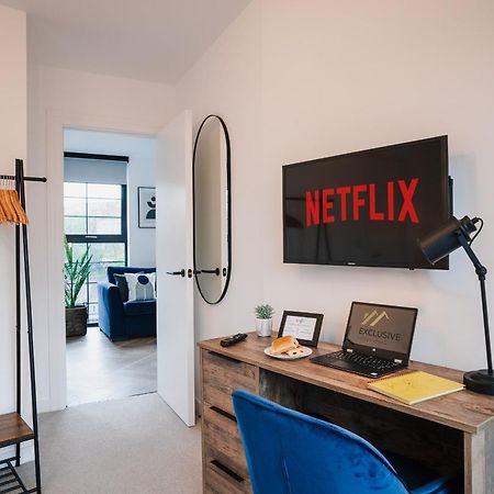 Luxury City & Canal View Stylish Pad, Family, Contractors, Fast Wifi Birmingham Exteriér fotografie